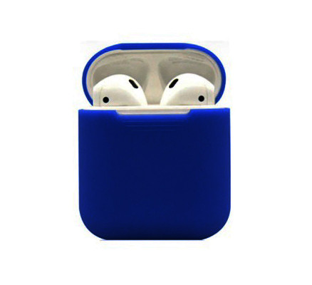 Синий силиконовый чехол для Apple AirPods