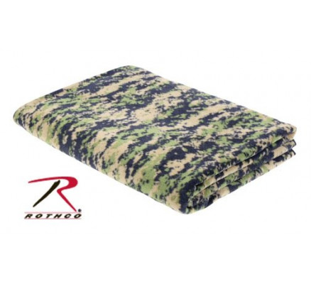 Камуфляжное флисовое одеяло 10569