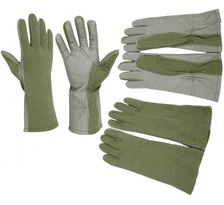 Огнезащитные оливковые перчатки 3457