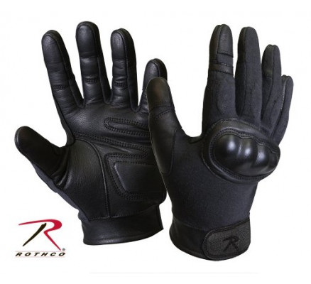 Тактические черные перчатки 3463