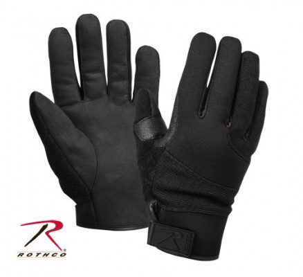 Черные перчатки для полицейских 4436