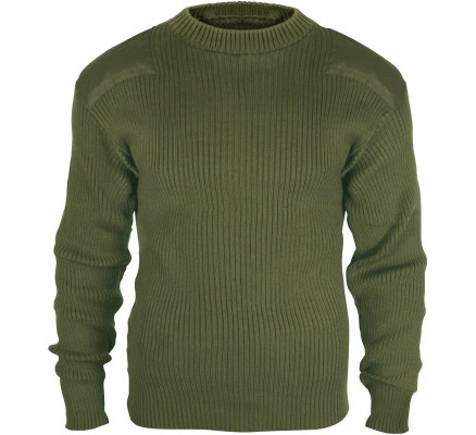 Оливковый акриловый свитер COMMANDO 6347