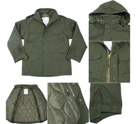 Оливковая военная куртка М-65 8238