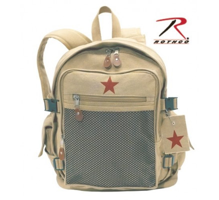 Винтажный рюкзак со звездой 9165