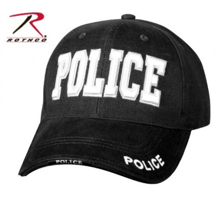 Черная бейсболка POLICE 9383