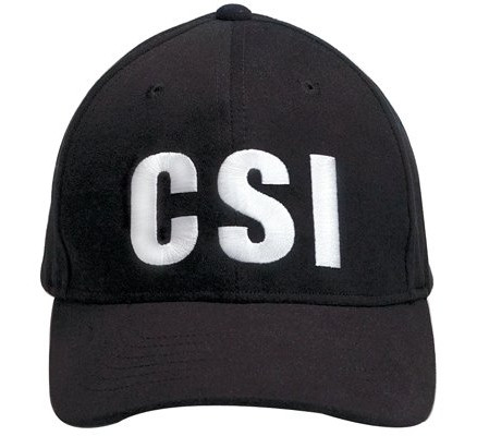 Черная бейсболка CSI 9883