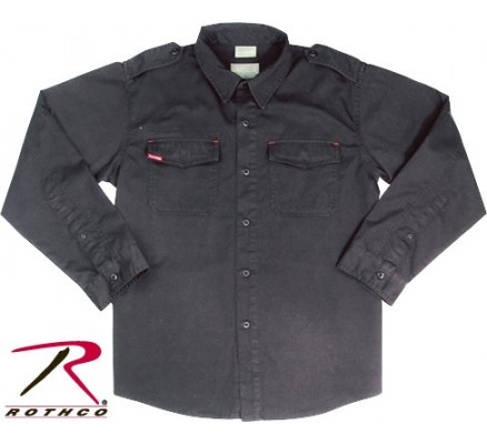 Винтажная рубашка BDU черная 2457