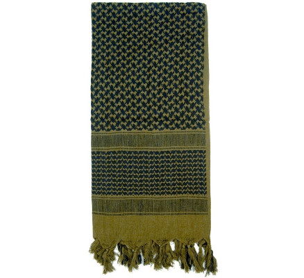 Пустынный шарф Шемаг оливковый 4537
