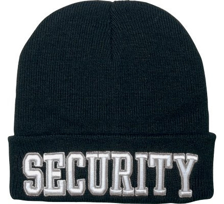 Черная шапка DELUXE SECURITY  5342