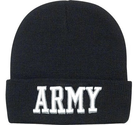 Черная шапка DELUXE ARMY 5445