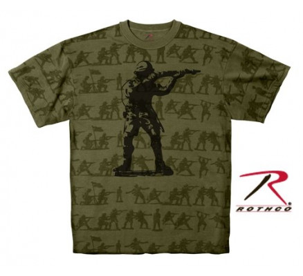 Винтажная футболка SOLDIER SILHOUETTE 66950