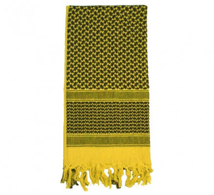 Пустынный шарф Шемаг желтый 8537