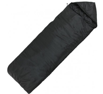 4-х слойный спальный мешок эконом черный