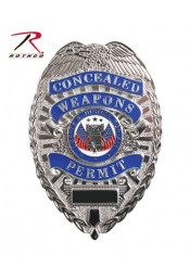 Знак CONCEALED WEAPONS PERMIT