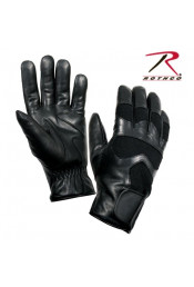 Кожаные черные перчатки 4480