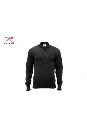 Акриловый черный свитер 6368