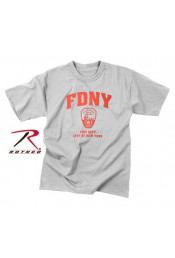 Серая футболка FDNY 6683