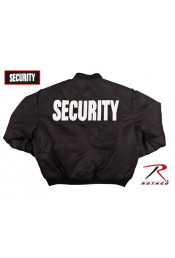 Летная черная куртка SECURITY 7357