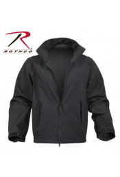 Мягкая черная куртка 9834
