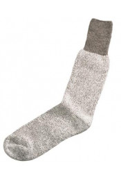 Шерстяные носки серого цвета 6142